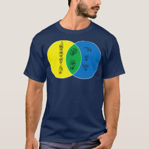 DeafGayMe-Venn-Diagramm T-Shirt