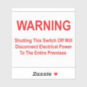 Deaktivieren Sie diesen Schalter, um den Power zu Aufkleber (Blatt)