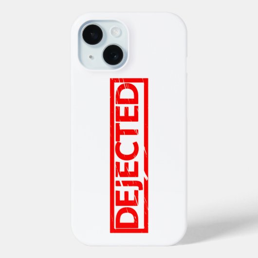 Deaktivierte Briefmarke Case-Mate iPhone Hülle (Rückseite)