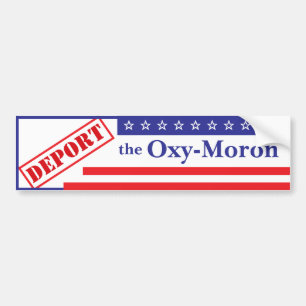 Deaktivierung des Oxy-Moron-Autoaufklebers Autoaufkleber