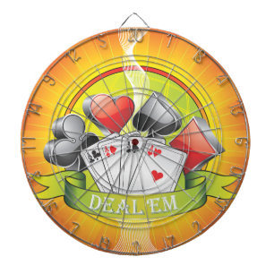 Deal 'Em 1 Dart-Board Dartscheibe