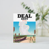 Deal Kent Reiseplakat Postkarte (Stehend Vorderseite)