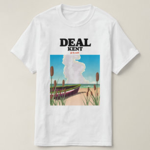Deal Kent Seaside-Reiseplakat T-Shirt