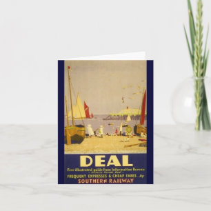 Deal Kent Southern Railways Vintage Wanderen Ente Karte