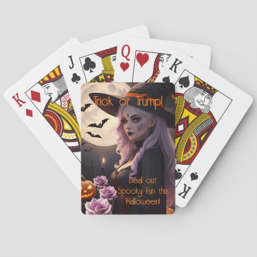 Deal out Hexy Fun Halloween-Party Game Night Spielkarten (Rückseite)