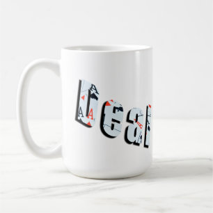 Deal: Poker-Bild-Logo aus Asse, Kaffeetasse