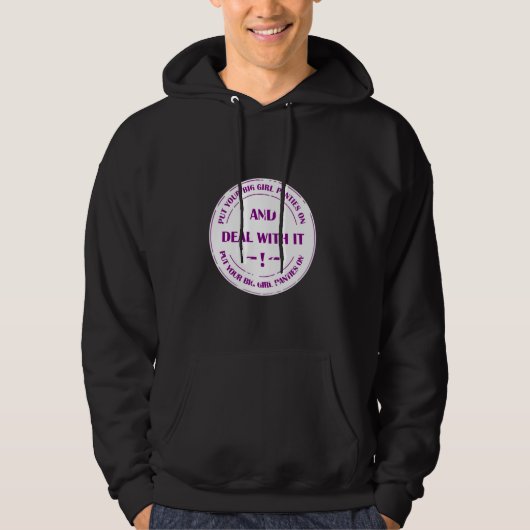 deal with pressure  hoodie (Vorderseite)