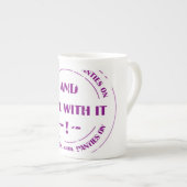 deal with pressure  porzellantasse (Vorderseite Rechts)