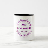 deal with pressure zweifarbige tasse (Mittel)