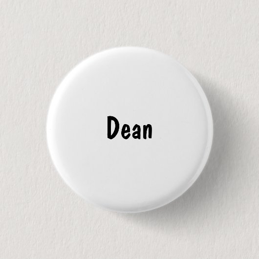 Dean Button (Vorderseite)