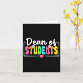 Dean der Schüler zurück zu den Schülern Karte (Gelbe Blume)