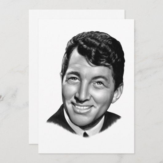 Dean Martin Feiertagskarte (Vorne/Hinten)