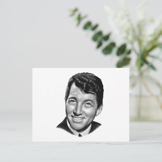 Dean Martin Postkarte (Stehend Vorderseite)