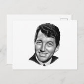 Dean Martin Postkarte (Vorne/Hinten)