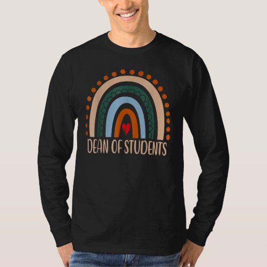 Dean Of Students Rainbow Appreciation Day Back To  T-Shirt (Vorderseite)