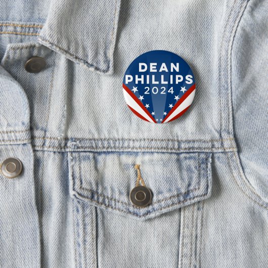 Dean Phillips 2024 Button (Beispiel)