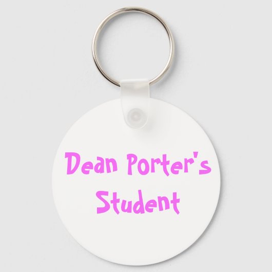 Dean Porters Student Schlüsselanhänger (Vorderseite)