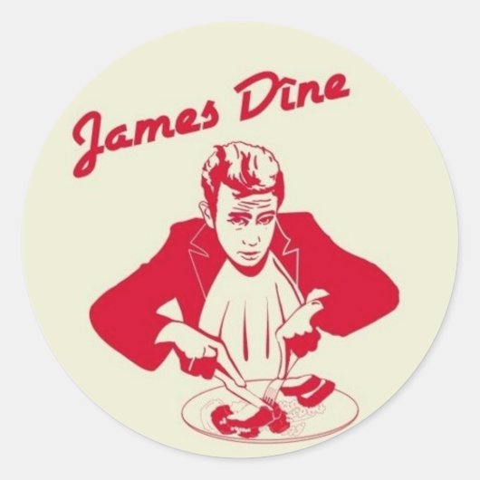 Dean Runder Aufkleber (Vorderseite)