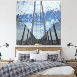 Dean Street Fußgängerbrücke Weg in den Himmel Leinwanddruck