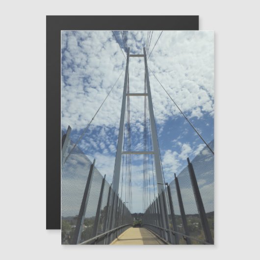 Dean Street Pedestrian Bridge Pathway to the Sky  Magnetkarte (Vorne/Hinten)