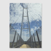 Dean Street Pedestrian Bridge Pathway to the Sky  Magnetkarte (Vorderseite)