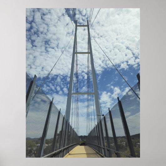 Dean Street Pedestrian Bridge Pathway to the Sky Poster (Vorne)