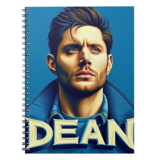 Dean su sfondo blu notizblock (Vorderseite)