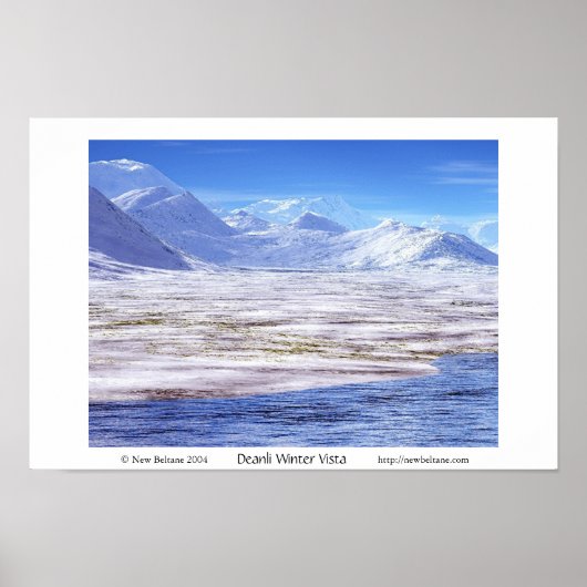 Deanli Winter Vista Poster (Vorne)