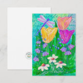 Deanna Day Blank Floral Card (Vorne/Hinten)