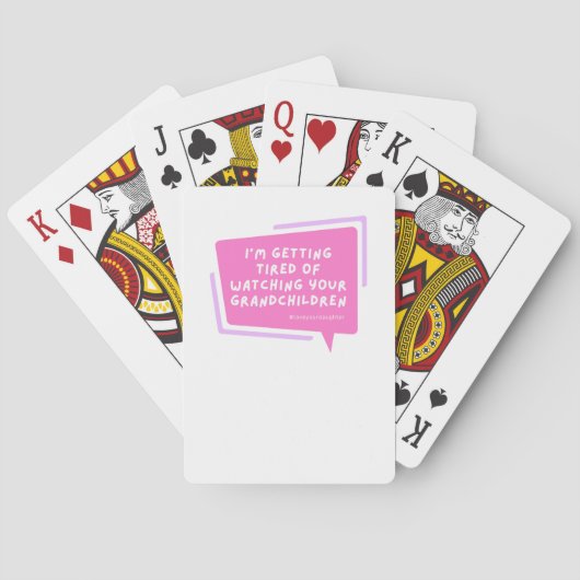 Deanna Day Poker Spielkarten (Rückseite)