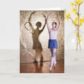 Deanna McBrearty - Goldschatten-en pointe Karte (Gelbe Blume)