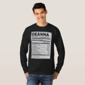 Deanna Nutrition Information Problem lösen T-Shirt (Vorne ganz)