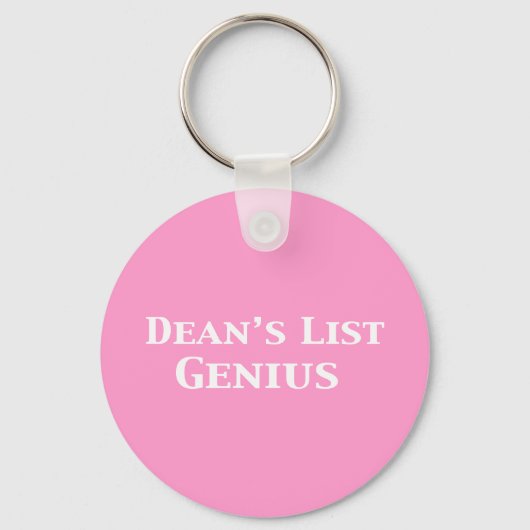 Dean's List Genius Geschenke Schlüsselanhänger (Vorderseite)