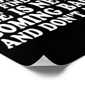 Dear Algebra Funny Sarcastic School Saying For Tee Poster (Ecke)