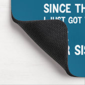 Dear Brother I Tried To Find The Present Funny Sis Mousepad (Ecke)