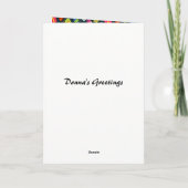 Dear Dad. Feiertagskarte (Rückseite)