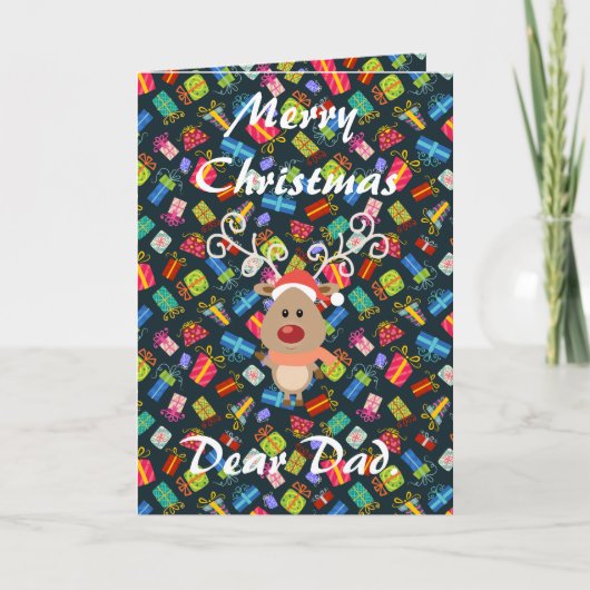 Dear Dad. Feiertagskarte (Vorderseite)