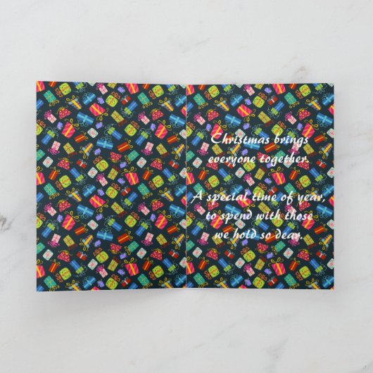 Dear Dad. Feiertagskarte (Innenseite)