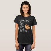 Dear Daddy Pomeranian Dog Dad Father s Day T-Shirt (Vorne ganz)