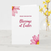 Dear Daughter Easter Blessings Card Karte (Gelbe Blume)