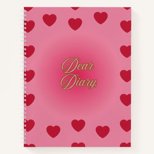 "Dear Diary" Spiral Notebook  Notizblock (Vorderseite)
