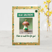 Dear Girlfriend Love Card Karte (Gelbe Blume)