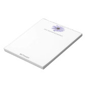 Dear God thank you for blessings Daisy Notepad Notizblock (Rotiert)