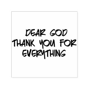 DEAR GOTT DANKE FÜR ALLES PERMASTEMPEL