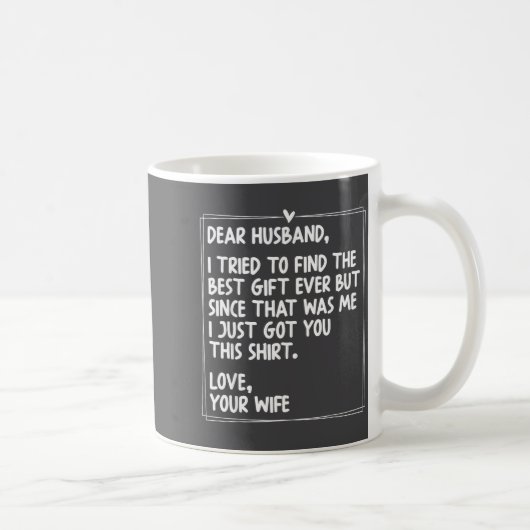 Dear Husband Matching Couples Style For Him And He Kaffeetasse (Rechts)