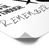 Dear Person Behind Me On Back, To The Person Behin Poster (Ecke)