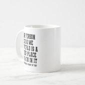 Dear Person Behind Me The World Is A Better Place  Kaffeetasse (Vorderseite Links)