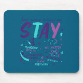 Dear Person Behind Me You Suicide Awareness  Mousepad (Vorne)