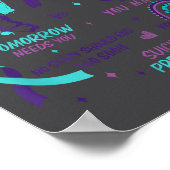 Dear Person Behind Me You Suicide Awareness  Poster (Ecke)