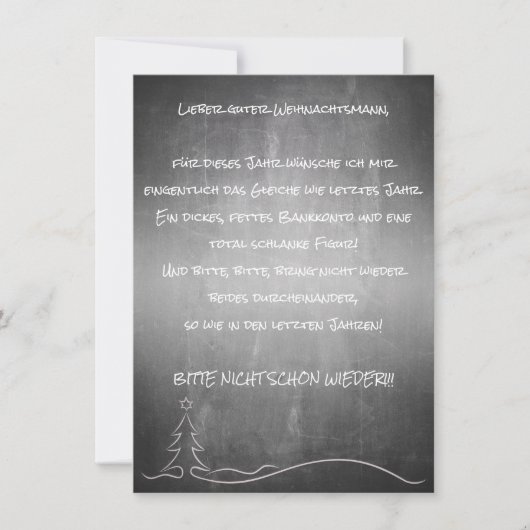 Dear Santa (Vorderseite)